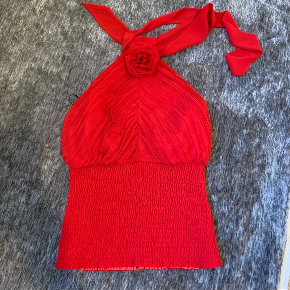 2b Bebe crop top red size S